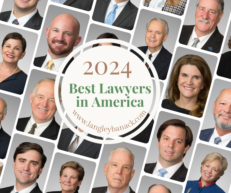 Congratulations to our 2024 Best Lawyers in America Langley & Banack