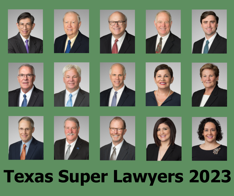 Congratulations to our 2023 Texas Super Lawyers Langley & Banack